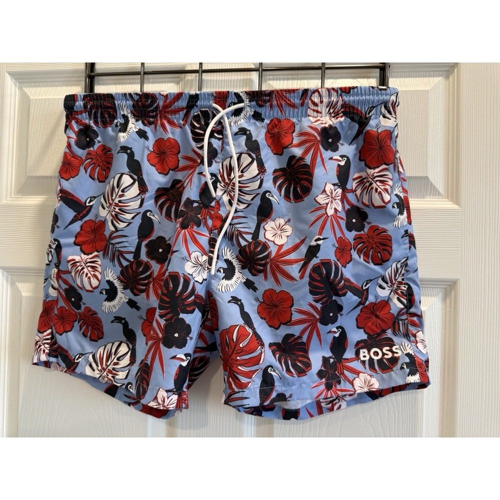 Boss Piranha Badeshorts Schwimmshorts Shorts Beachwear Größe XL